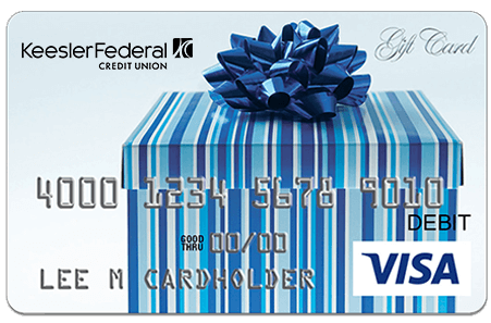 Image of Keesler Credit Union Visa gift card