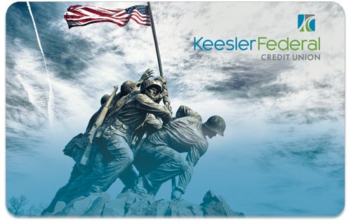 Keesler Credit Union Marines Mastercard Platinum debit card design