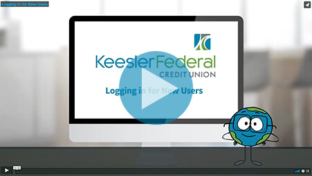log in for new users video screen shot